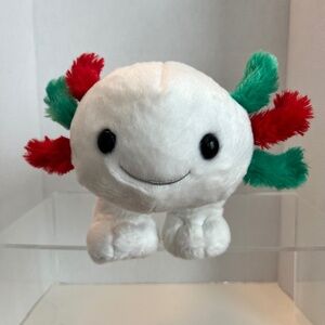 Build A Bear Workshop Mini Beans Festive Fun Christmas Holiday Axolotl Plush